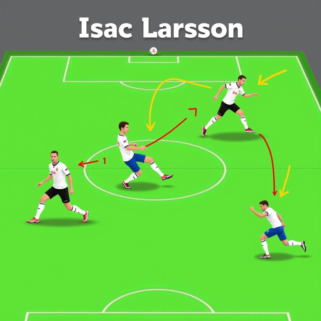 Isac Larsson thể hiện khả năng chiến thuật đa dạng