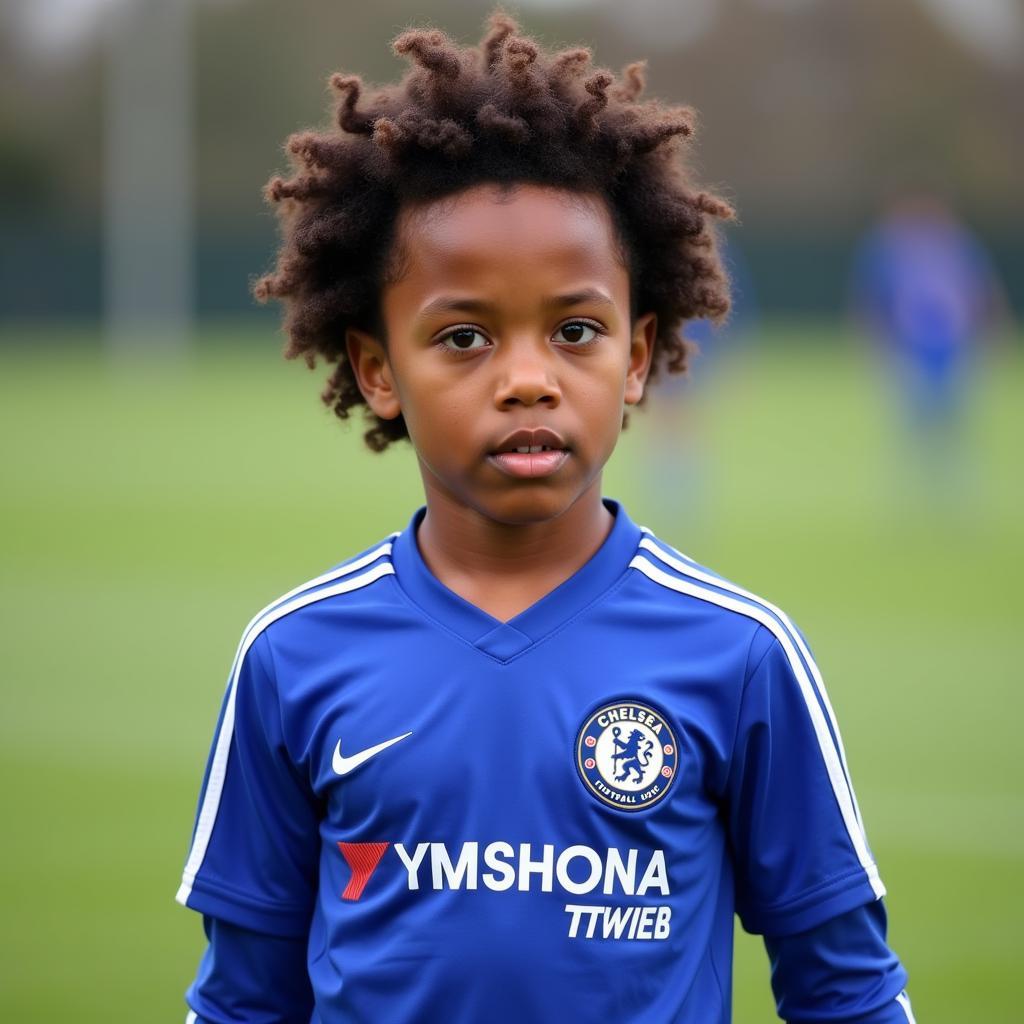 Izzy Brown trong màu áo Chelsea