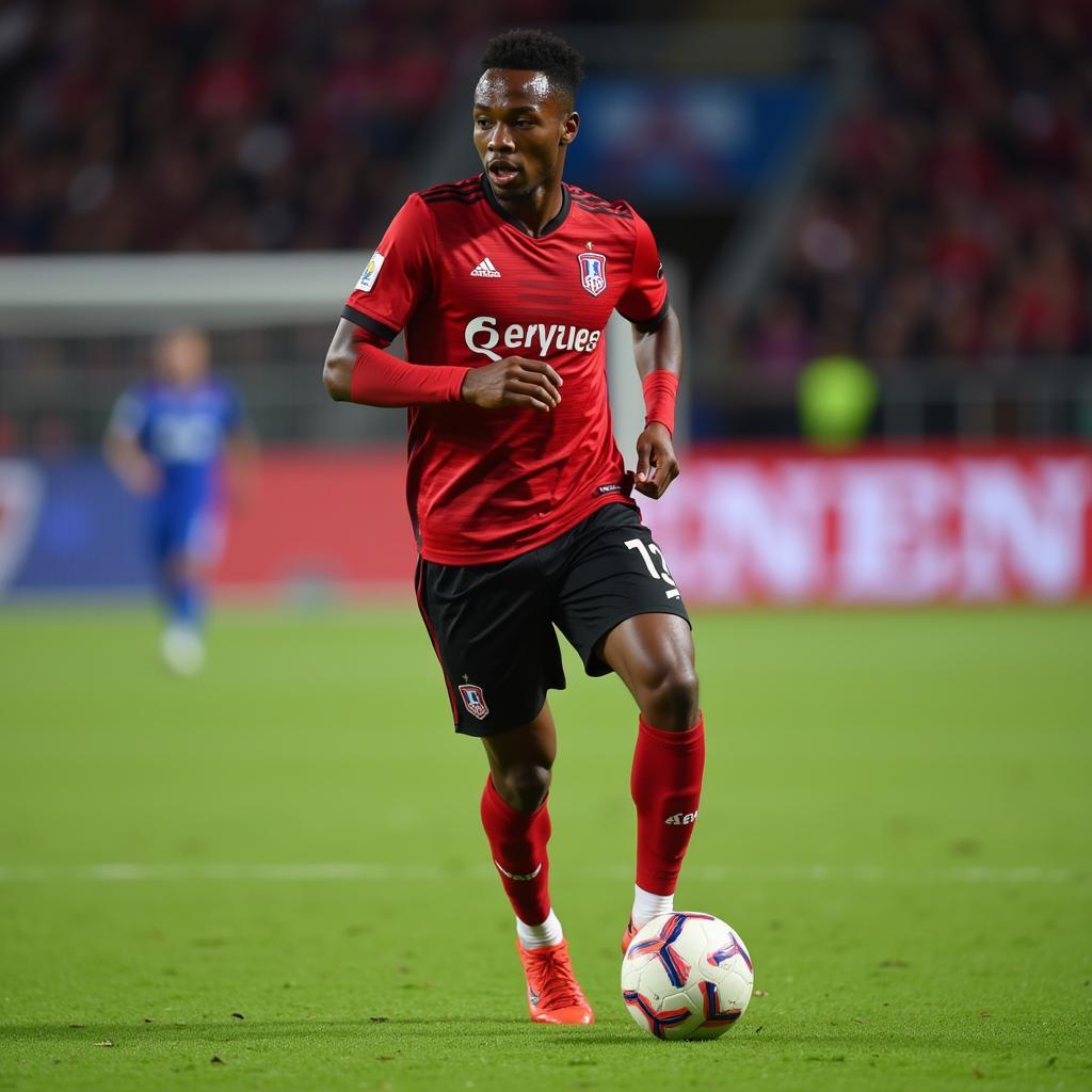 Jeremy Doku trong Màu Áo Rennes