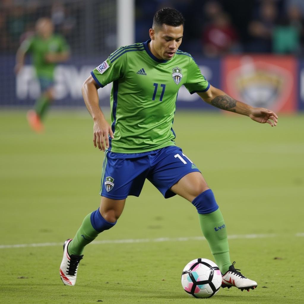Jimmy Medranda thi đấu cho Seattle Sounders FC.