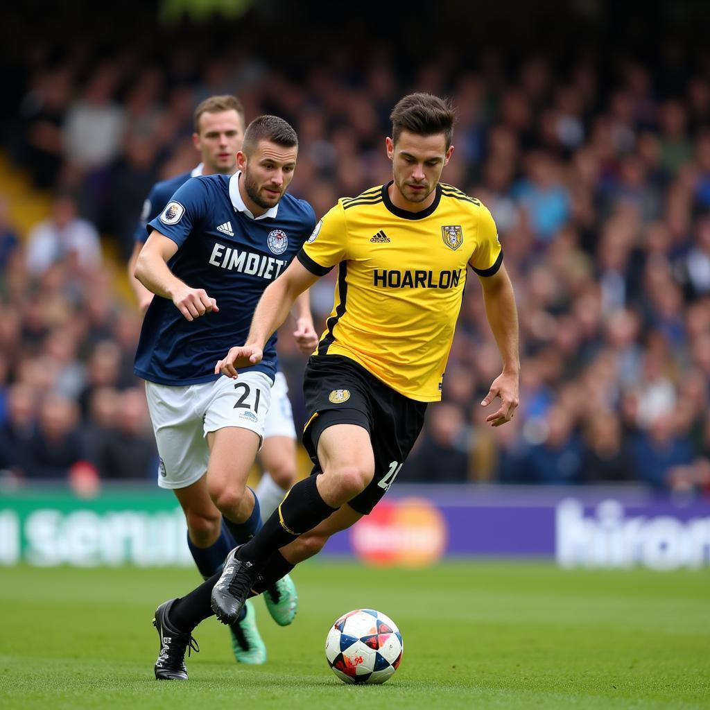 Joe Ironside trong màu áo Cambridge United