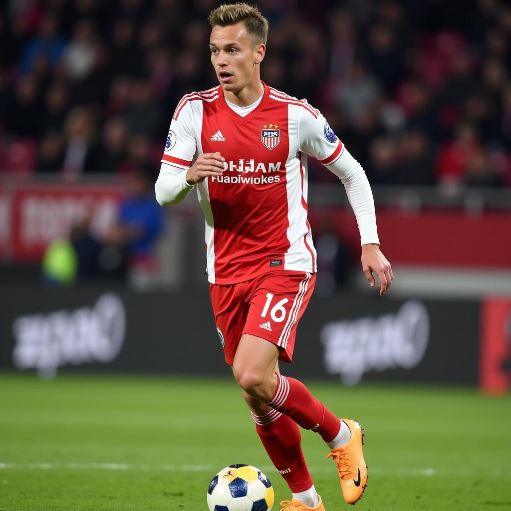 Johan Vonlanthen trong màu áo PSV Eindhoven