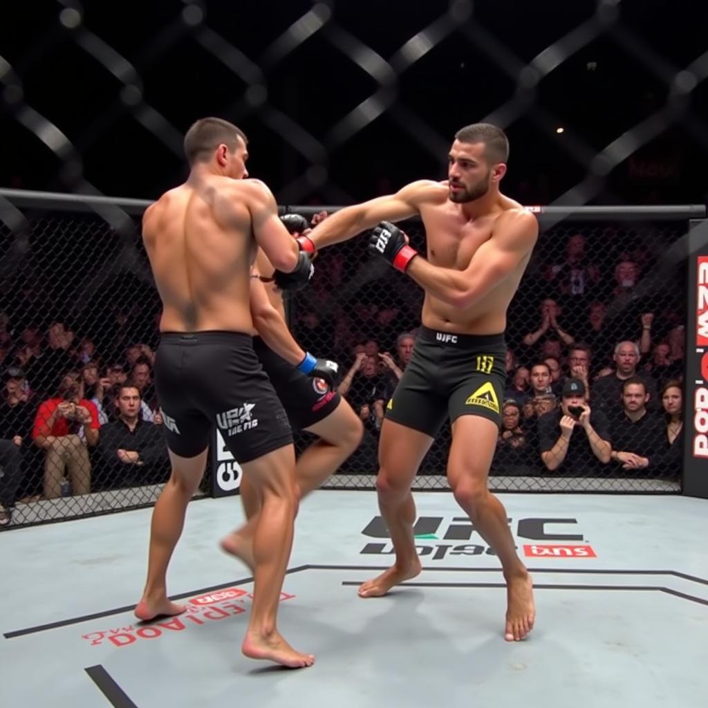 Jonathan Menjivar thi đấu trong UFC