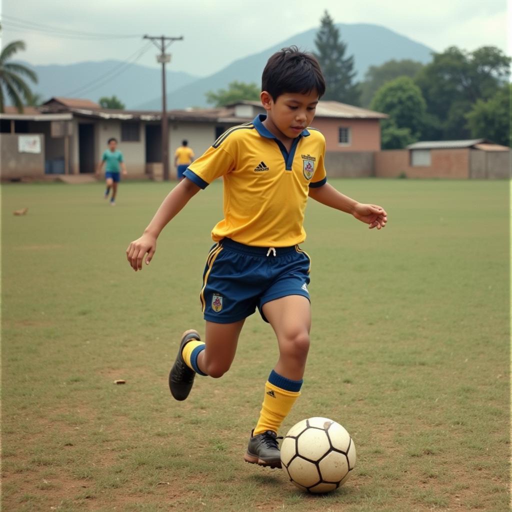 Juan Felipe Preciado khởi nghiệp bóng đá