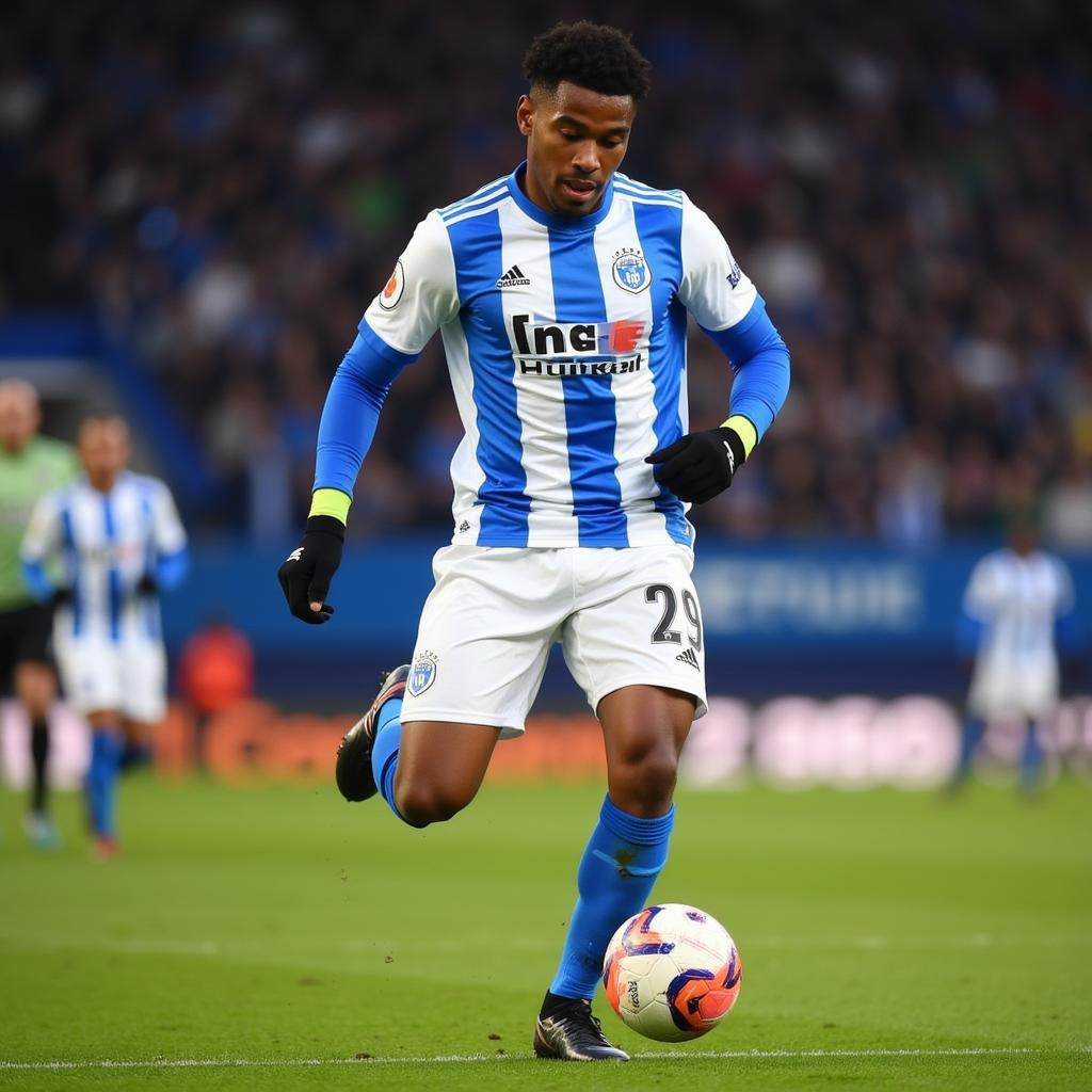 Juninho Bacuna trong màu áo Huddersfield Town