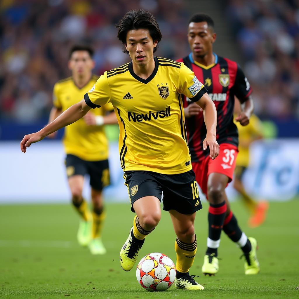 Keito Nakamura trong màu áo Kashiwa Reysol