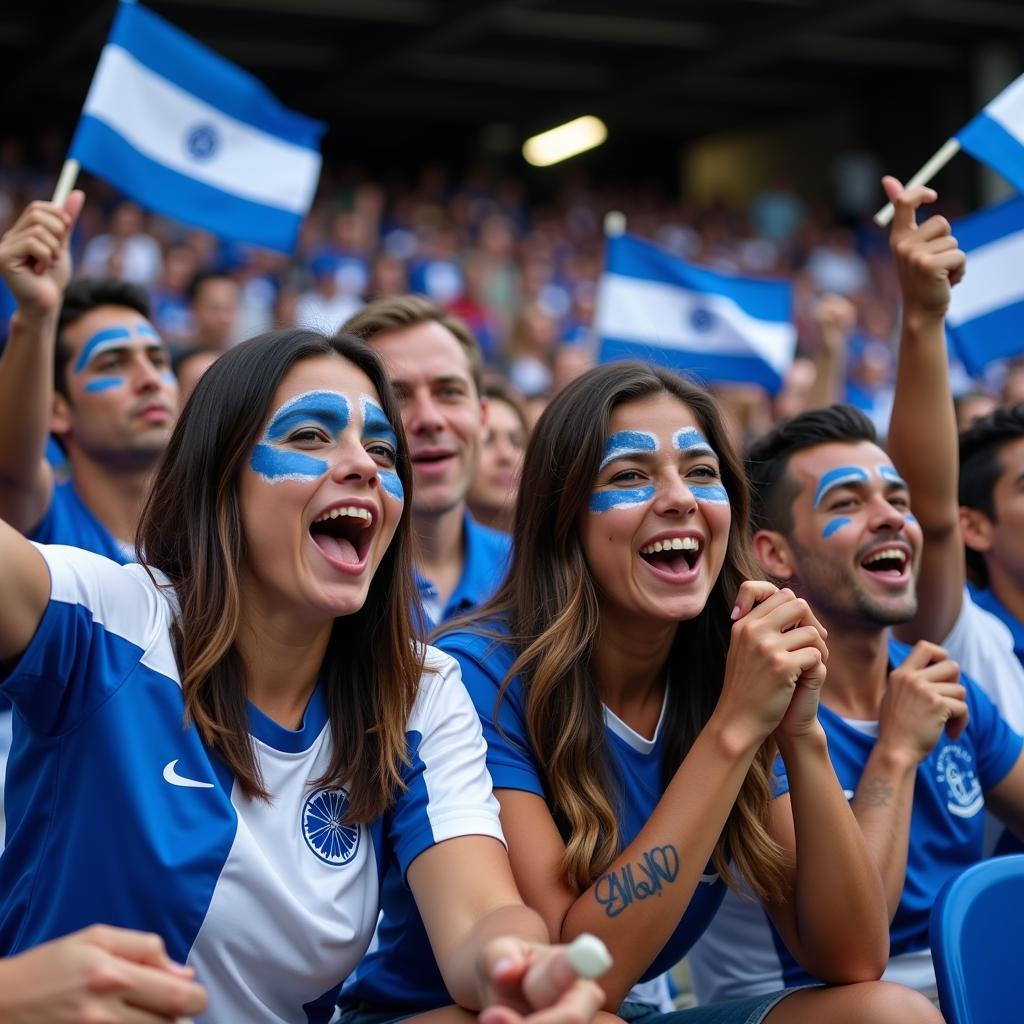 Khán giả Honduras cuồng nhiệt
