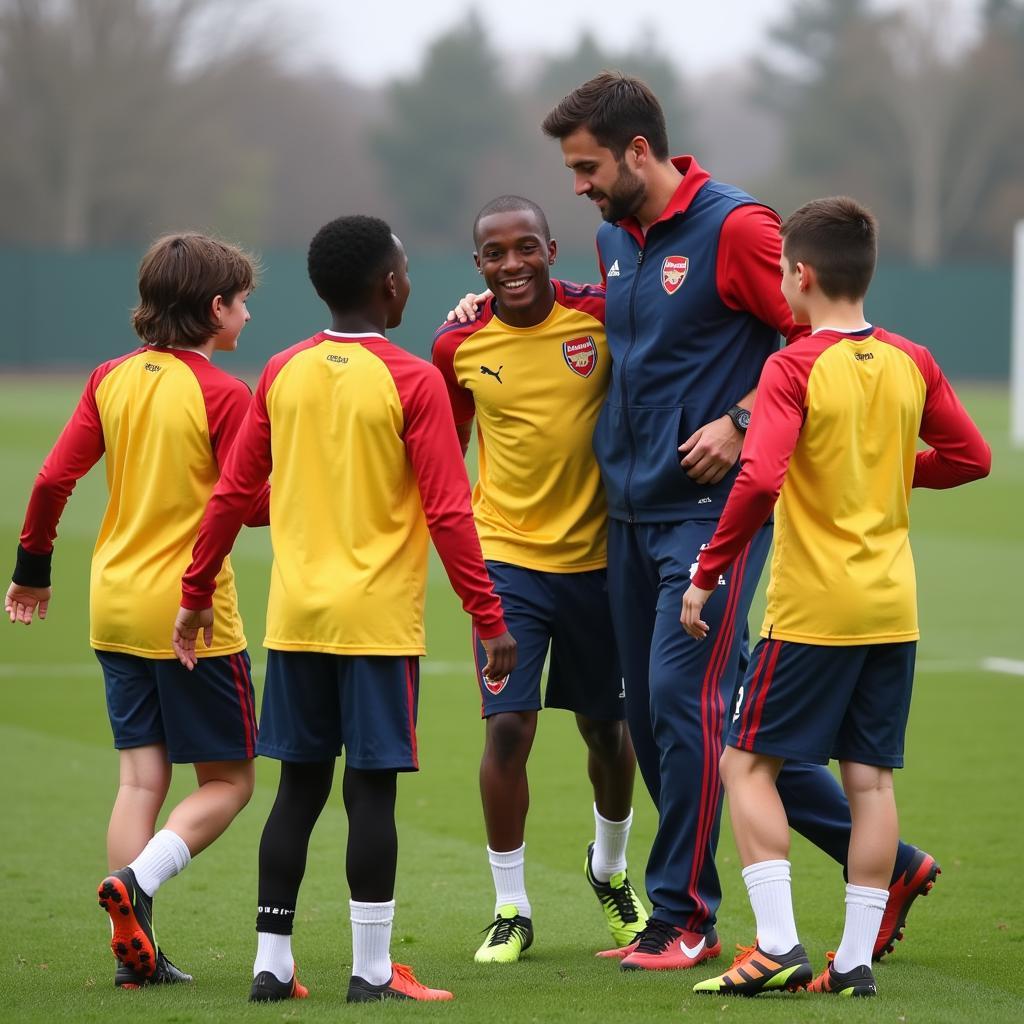 Khayon Edwards Học Viện Arsenal
