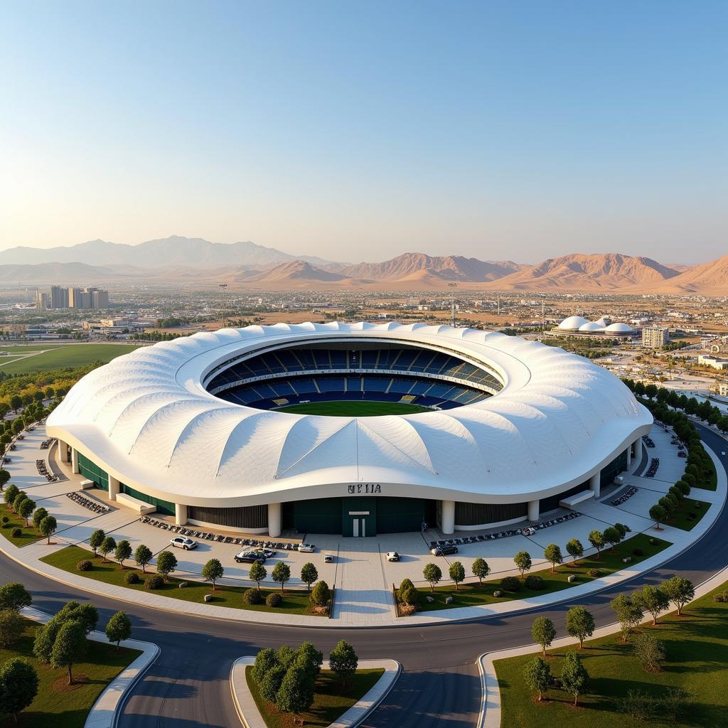 King Fahd International Stadium: Toàn cảnh sân vận động