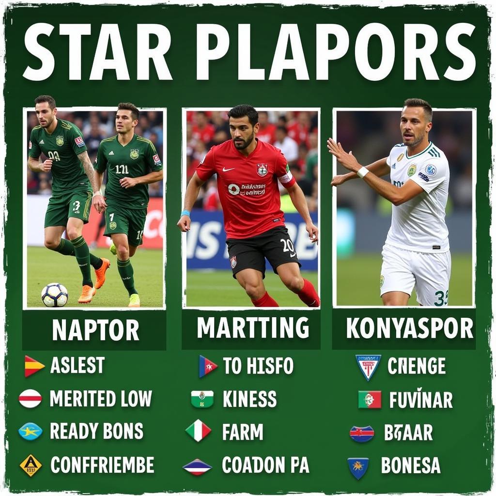 Những ngôi sao sáng nhất của Konyaspor