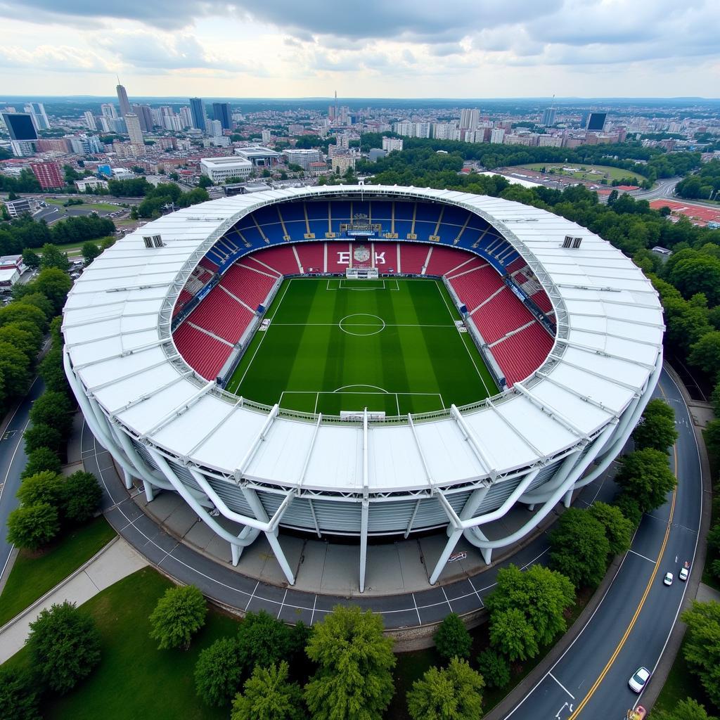 Hình ảnh toàn cảnh Krasnodar Stadı