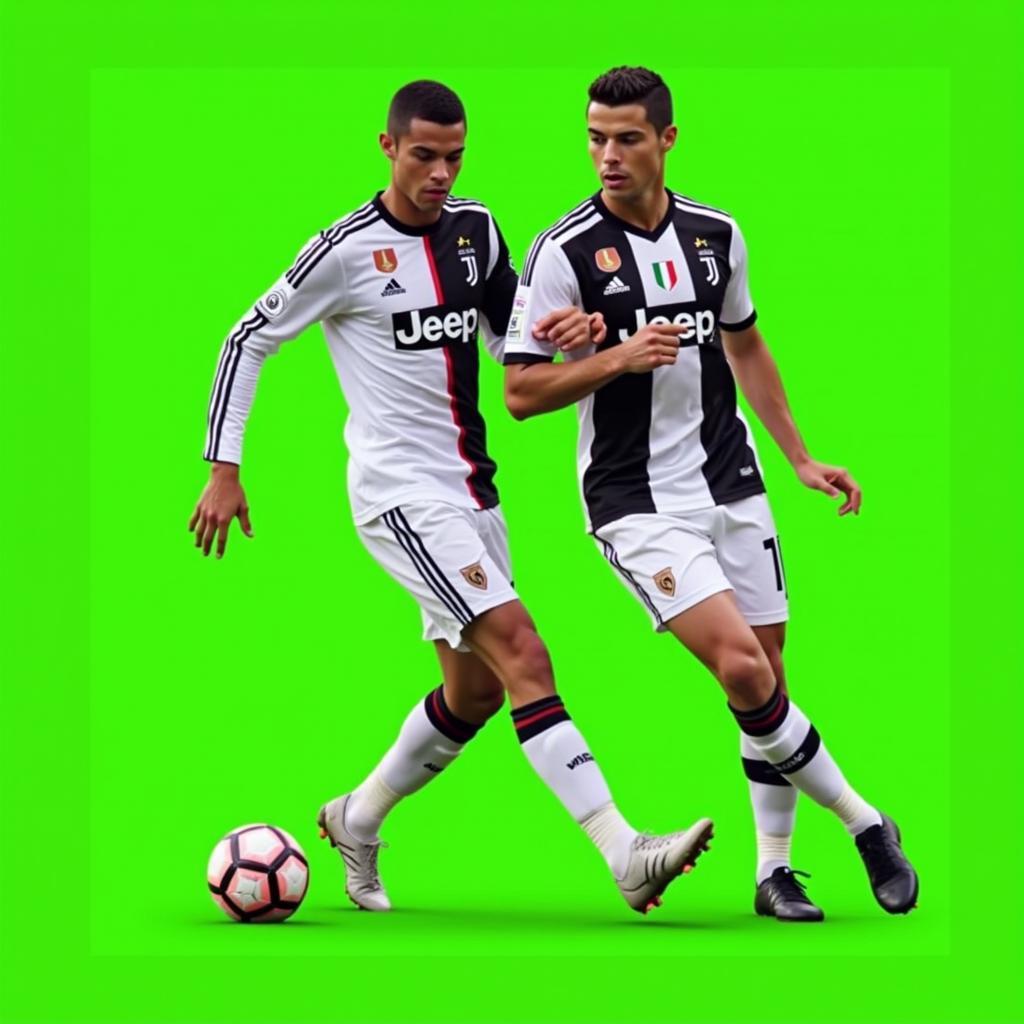 Cristiano Ronaldo thể hiện kỹ thuật Latowski