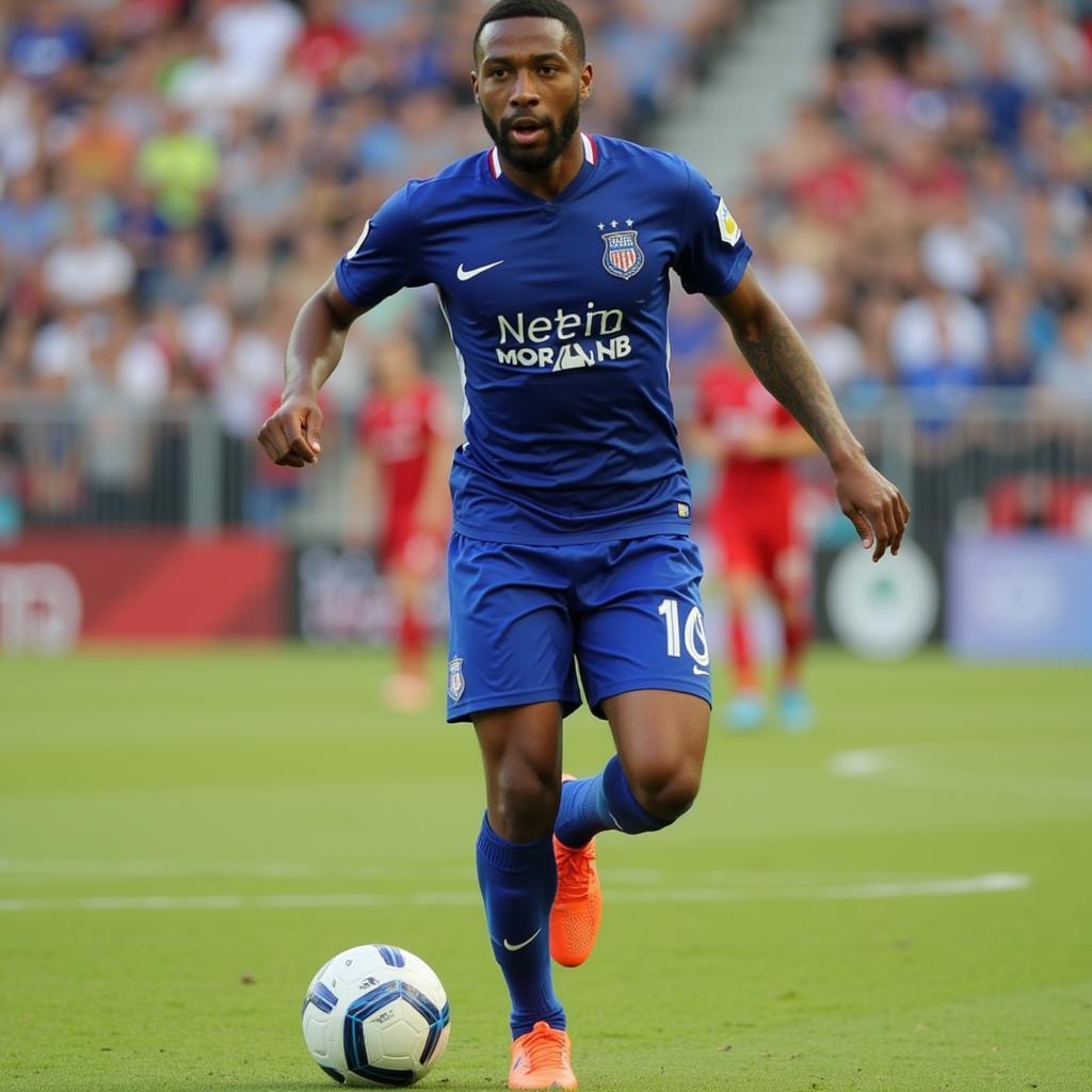 Kyle Vassell trong màu áo San Diego Loyal SC