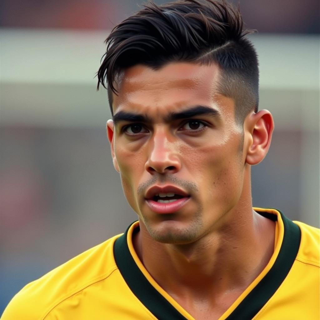 Leandro Paredes with a short, neat haircut.