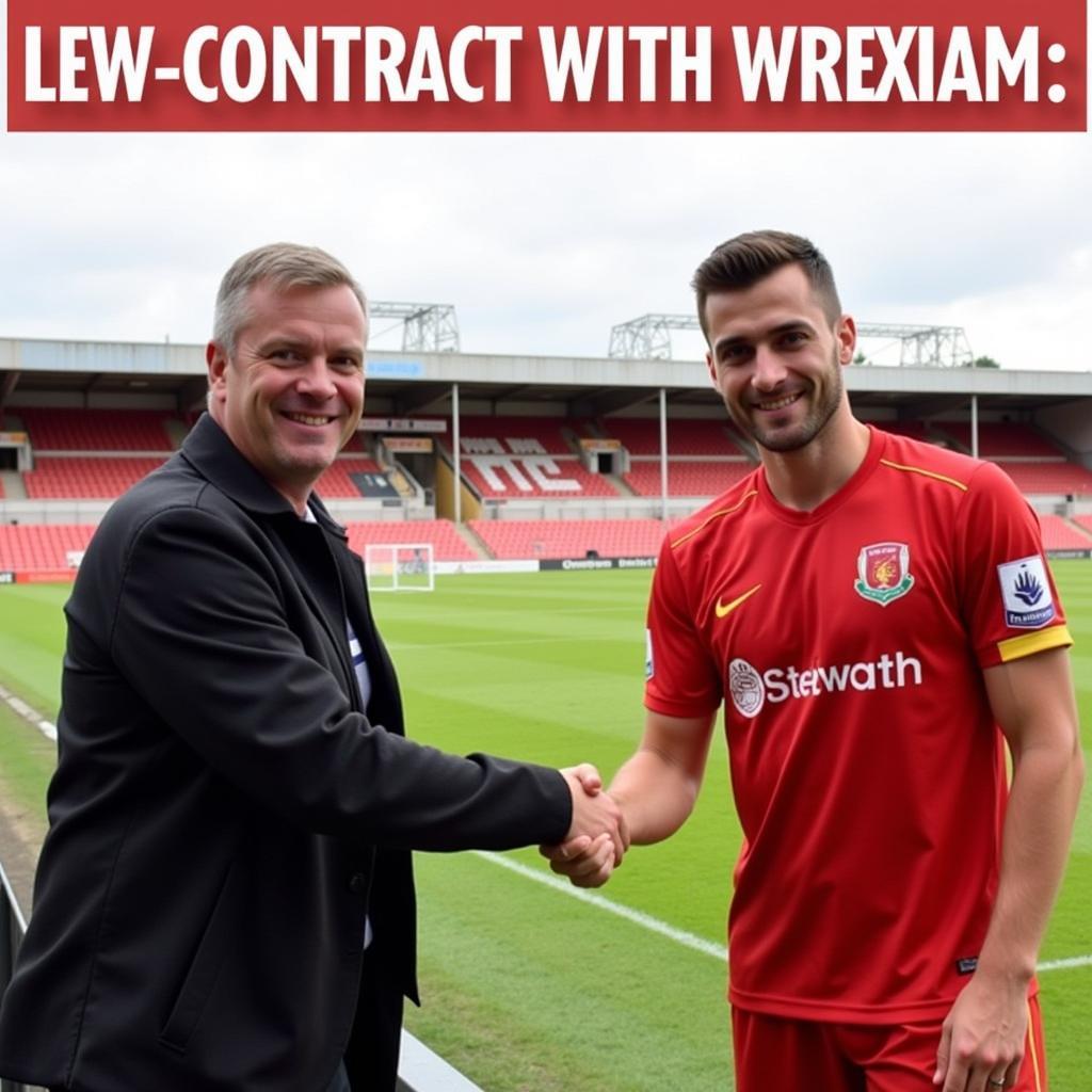Lewis Brunt chính thức gia nhập Wrexham