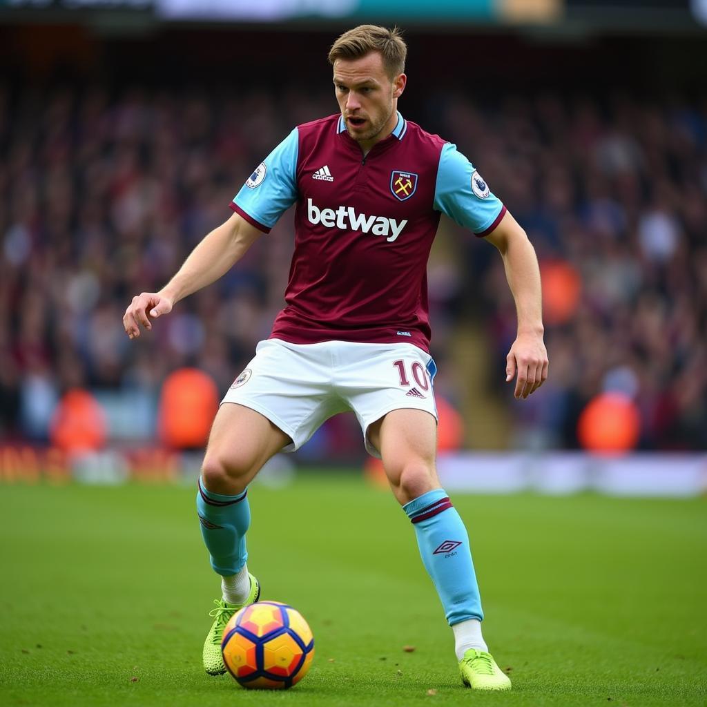 Liam Hurst thi đấu cho West Ham United
