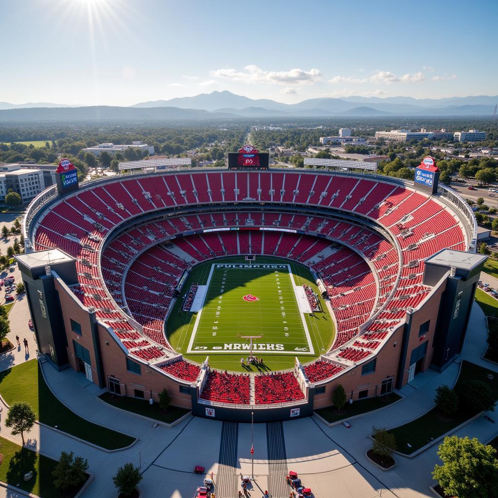 Cardinal Stadium Aerial View