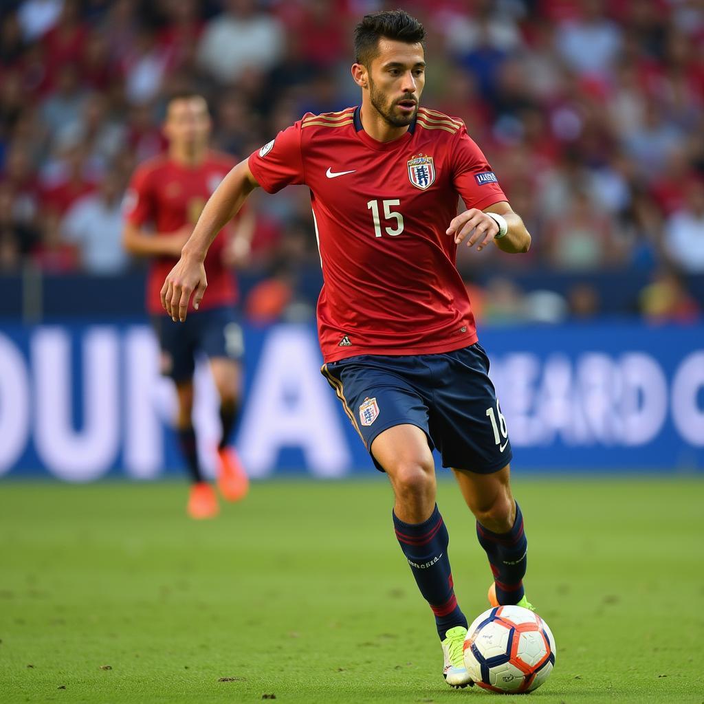 Lucas Martinez Quarta chuyền bóng chính xác từ tuyến dưới
