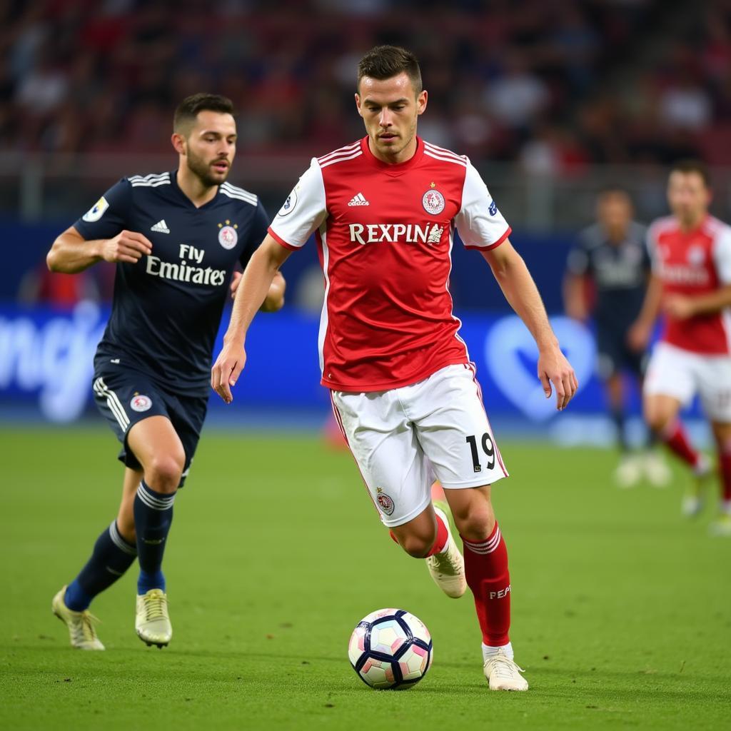 Lucas Perrin trong màu áo Strasbourg