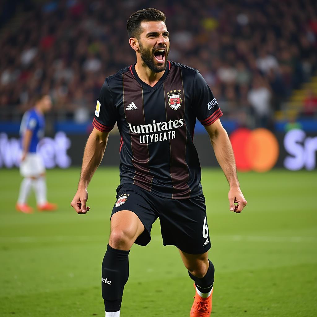 Lucas Pratto với tinh thần chiến đấu kiên cường