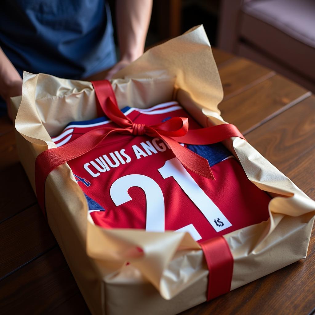 Áo đấu Luis Angel Malagon làm quà tặng