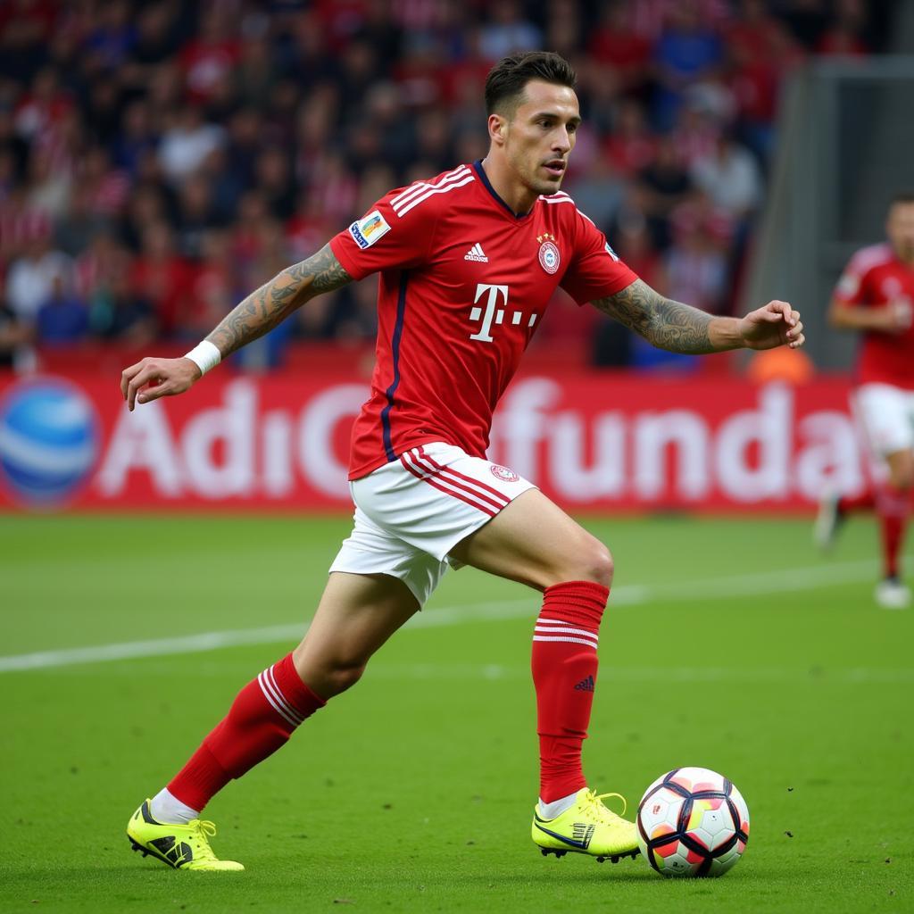 M. Mandzukic ghi bàn trong màu áo Bayern Munich