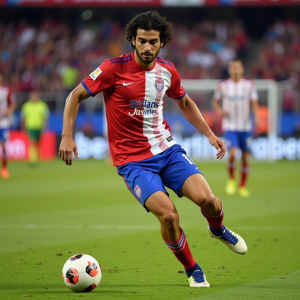 Matías Galarza trong màu áo Argentinos Juniors