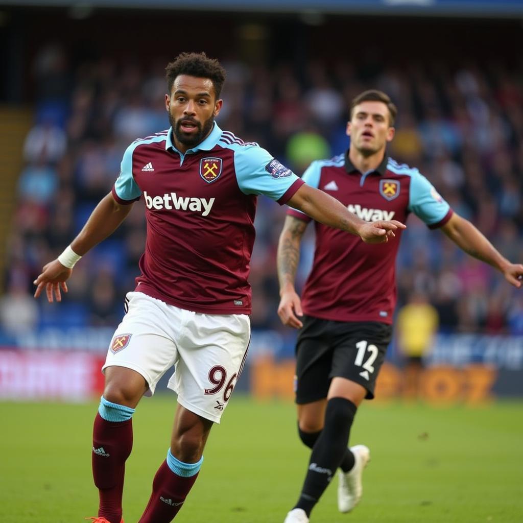 Matthew Upson trong màu áo West Ham