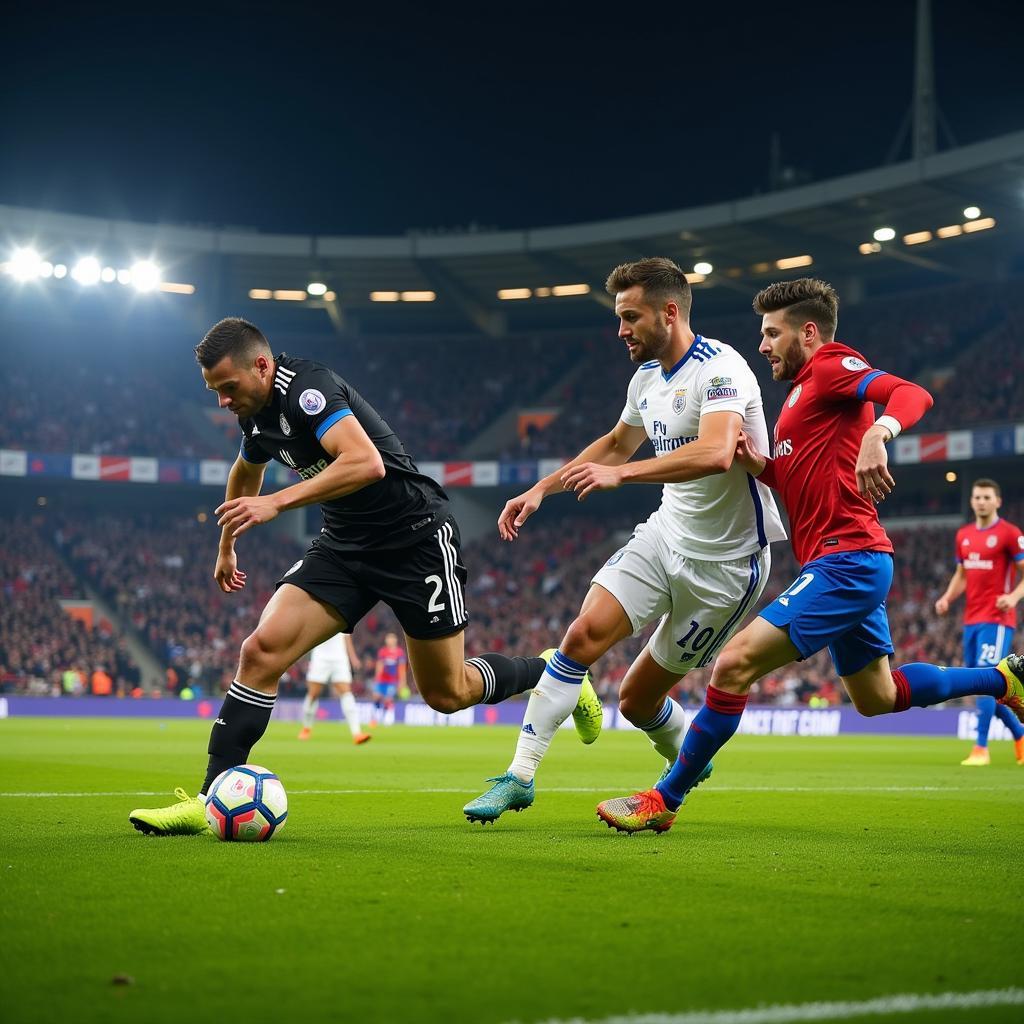 Một trận đấu diễn ra tại Merkur Arena