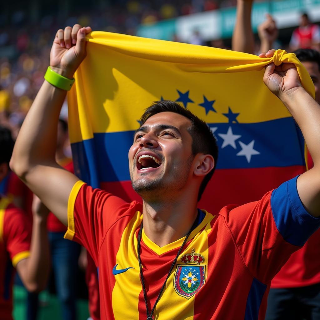 Người Hâm Mộ Venezuela Cổ Vũ Đội Tuyển