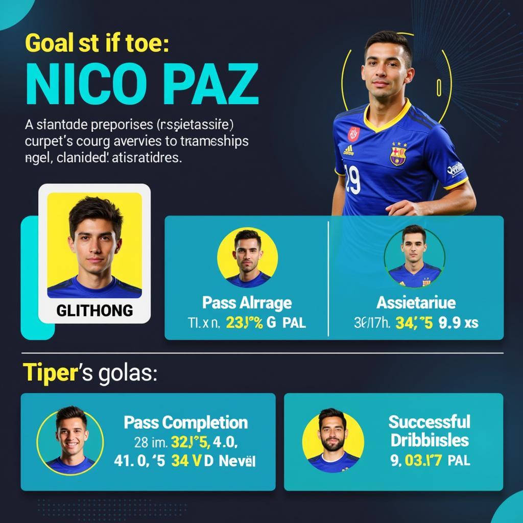 Phân tích chi tiết stats của Nico Paz