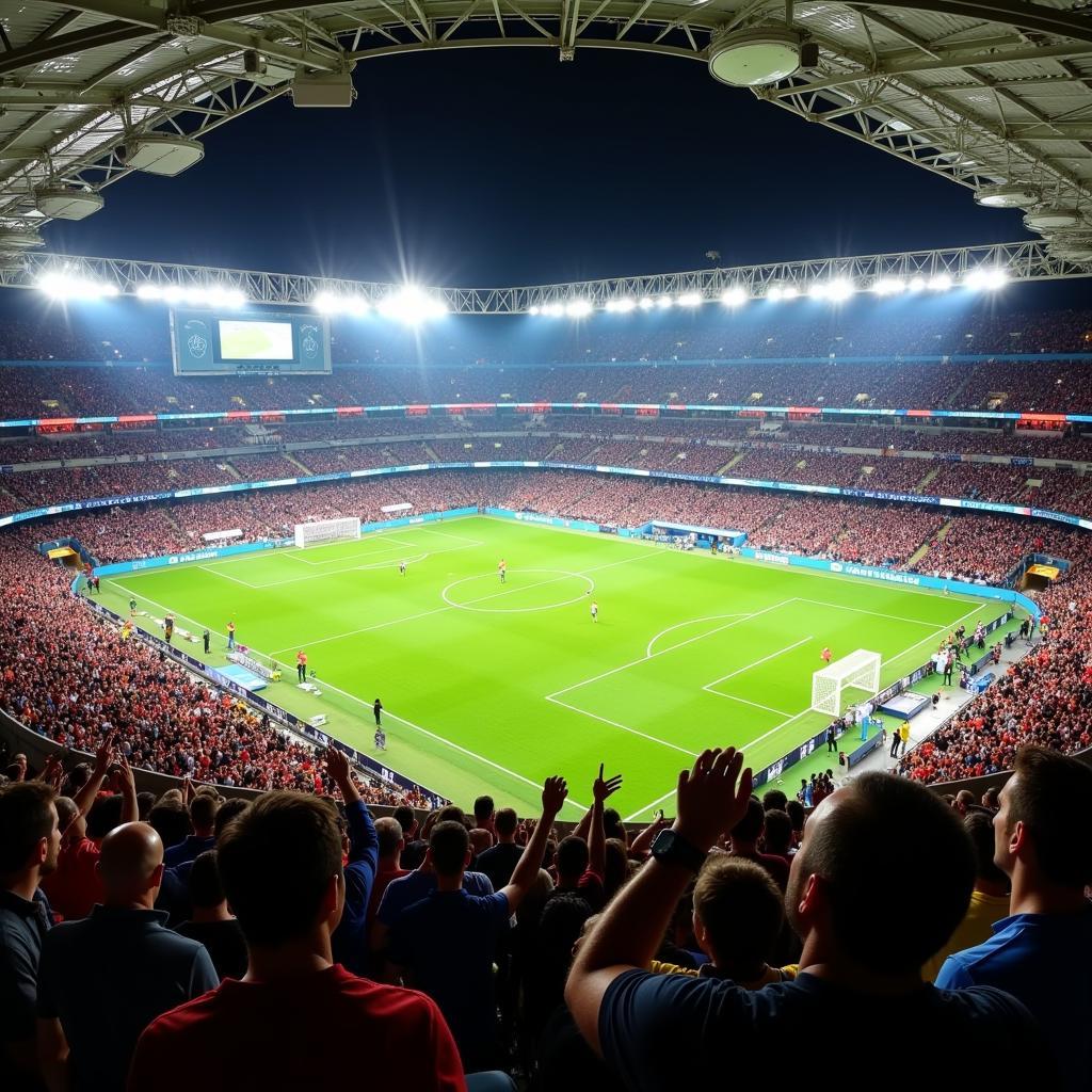 OAKA Olympic Stadium Athens trong trận chung kết Champions League 2007