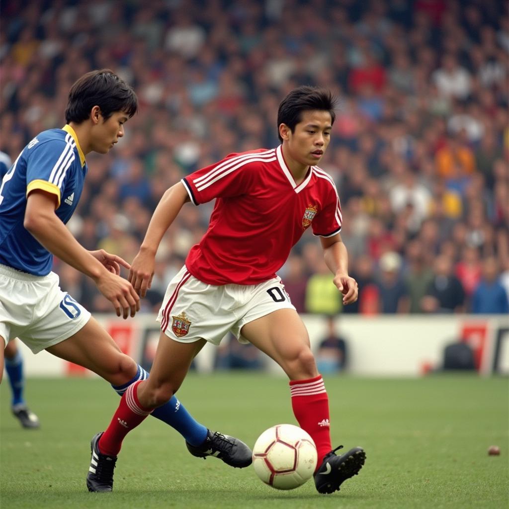 Oswaldo Blanco trong màu áo đội trẻ