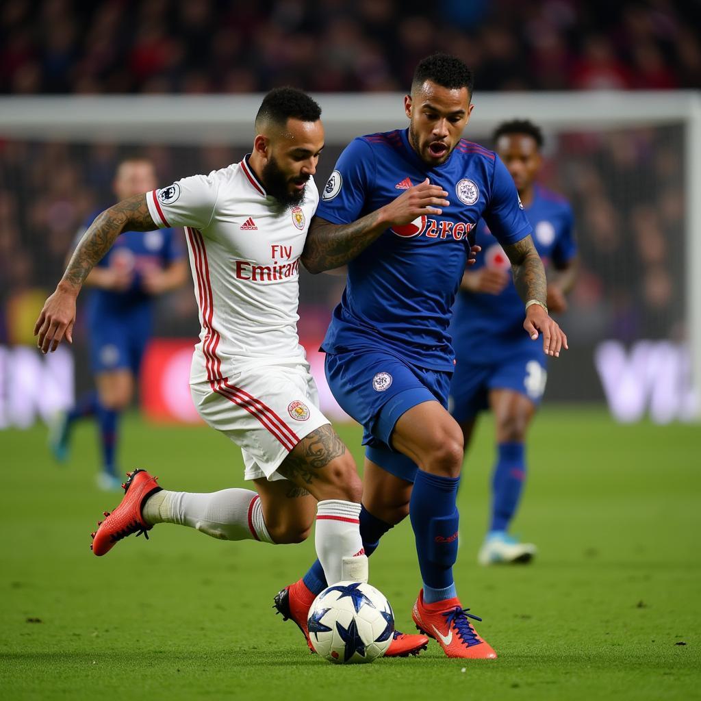 Otamendi in a match