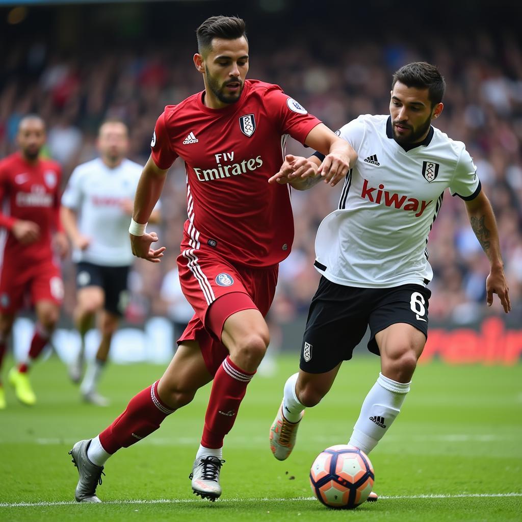 Palhinha trong màu áo Fulham với số áo 6