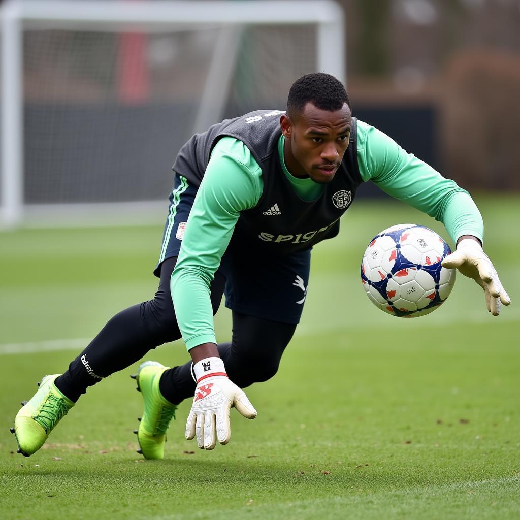 Patrick Sequeira luyện tập cật lực