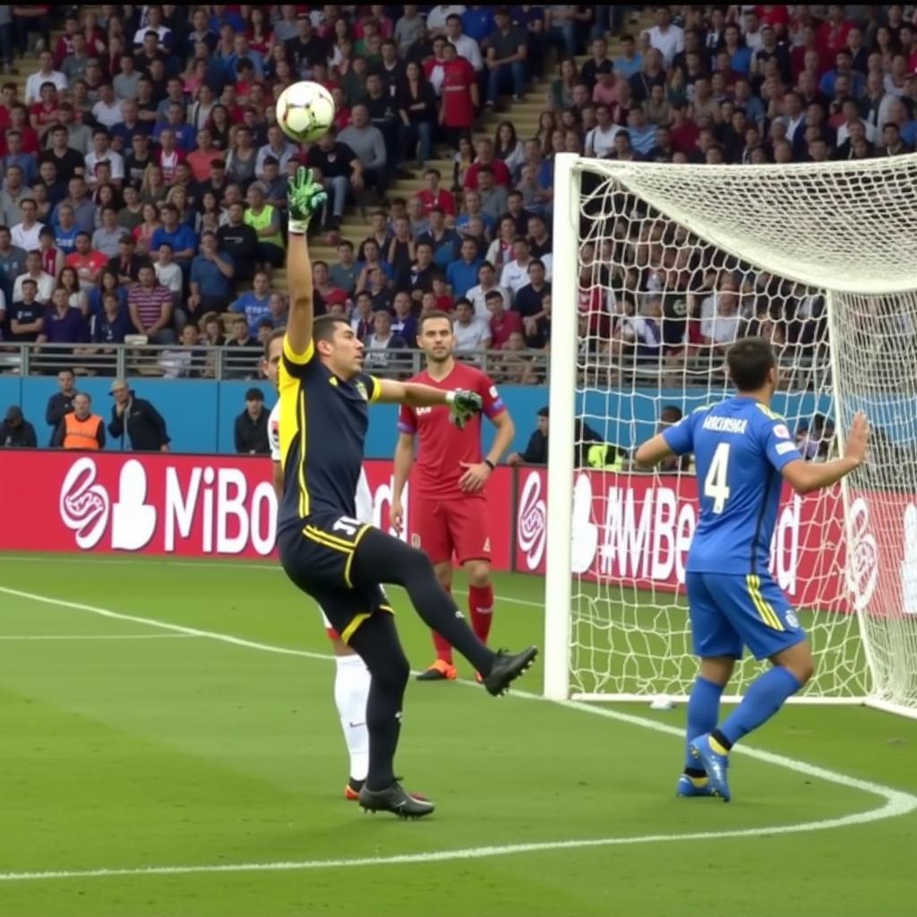 Những pha cứu thua xuất thần của Menjivar trong màu áo Olimpia
