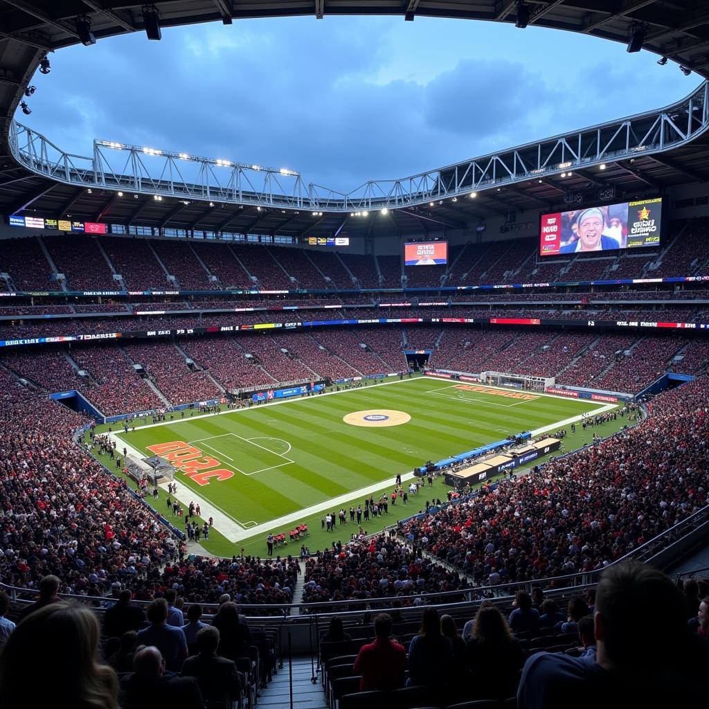 Pierre Mauroy Stadium in Concert Configuration