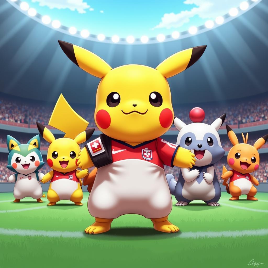 Pikachu đội trưởng