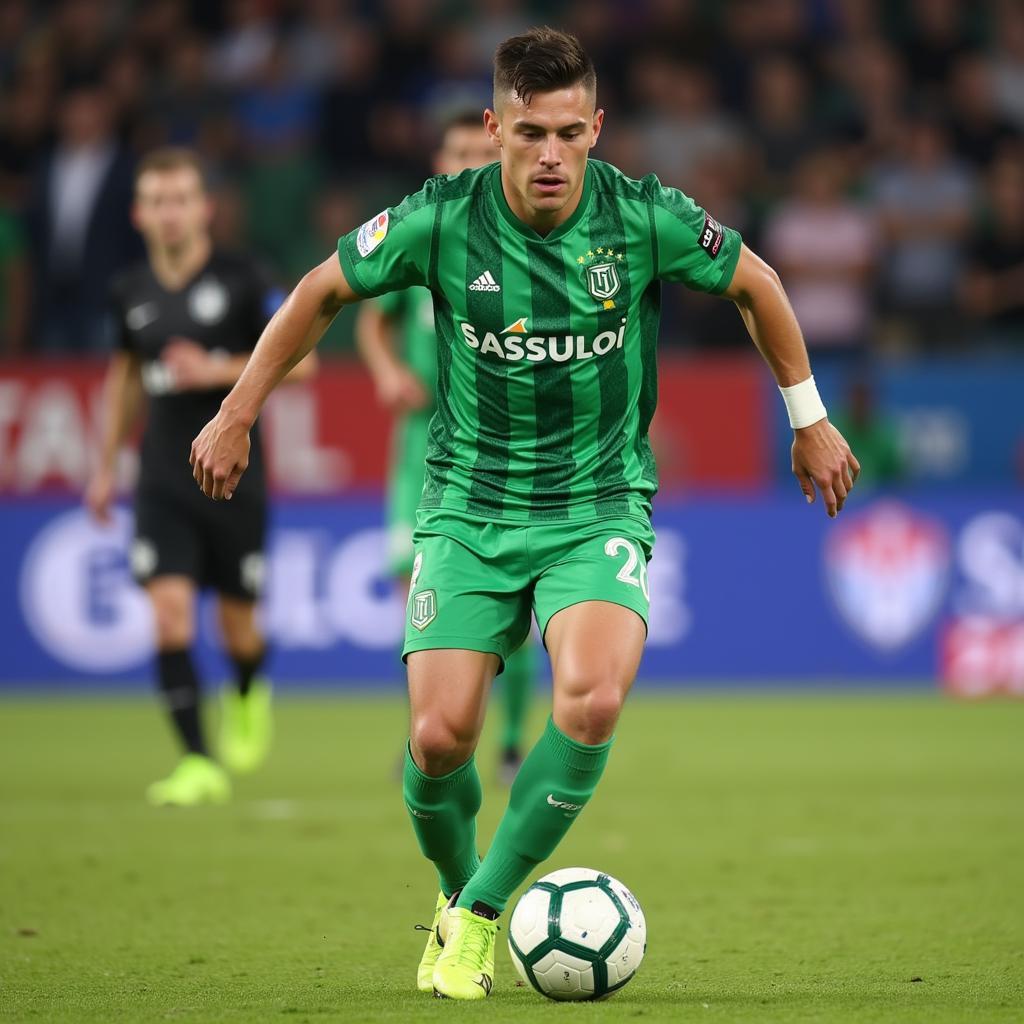 Pol Lirola trong màu áo Sassuolo