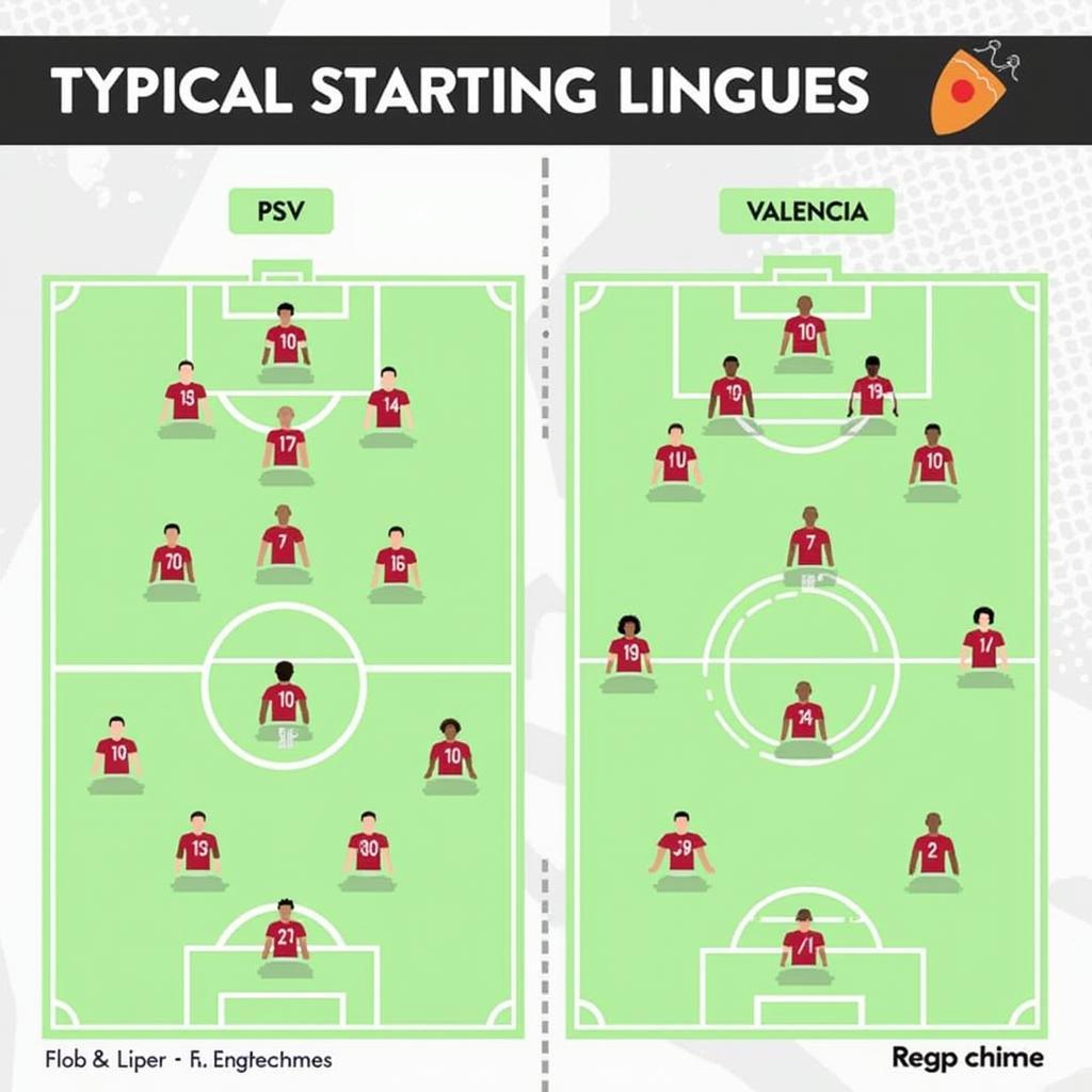 Đội hình PSV và Valencia
