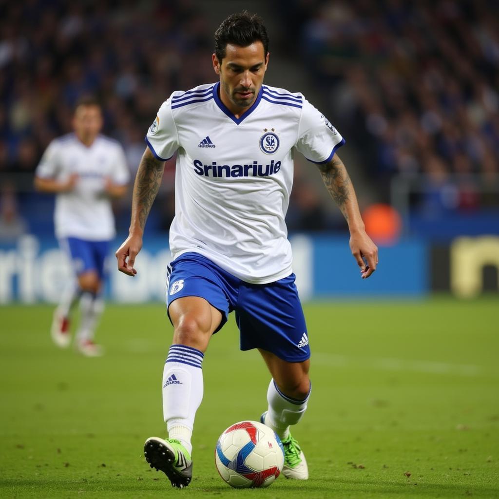 Raul Gonzalez trong màu áo Schalke 04