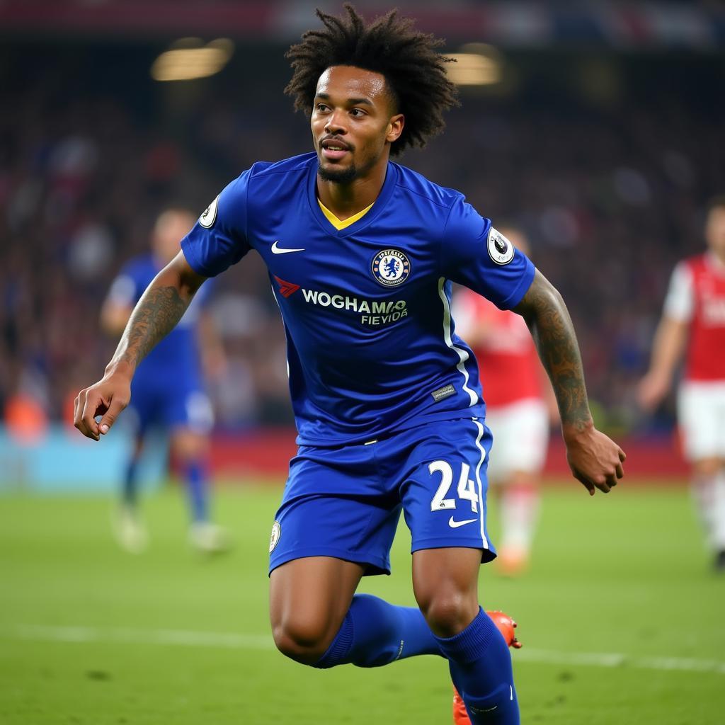 Reece James trong màu áo số 24 của Chelsea
