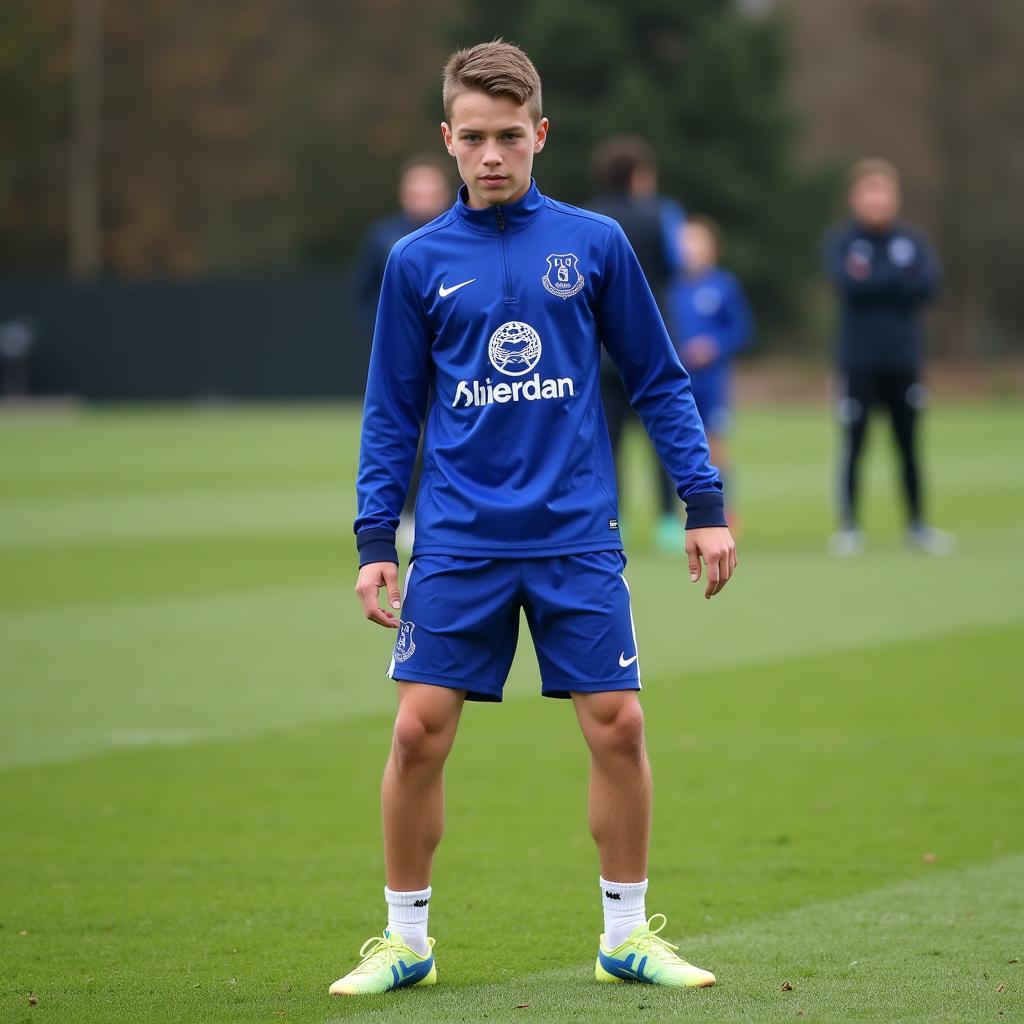 Reece Welch khởi nghiệp tại Everton