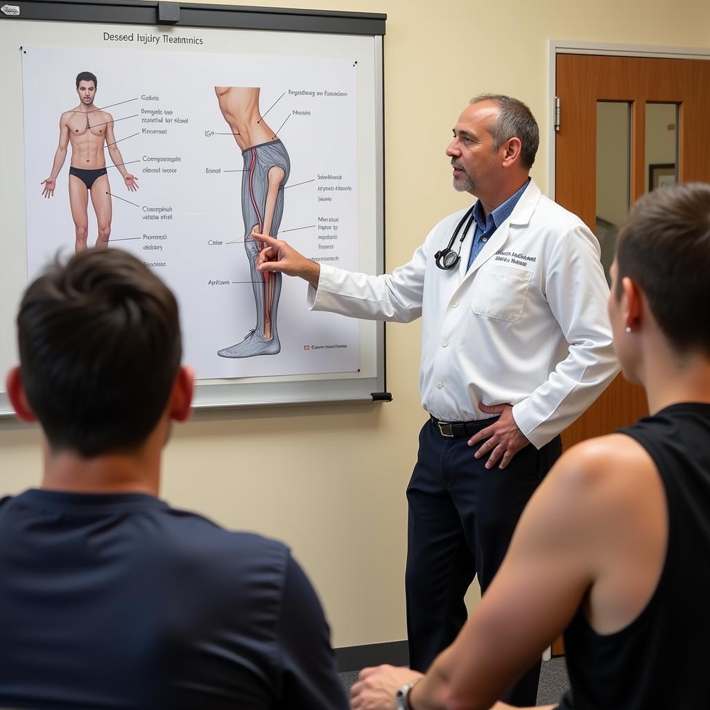 Ricardo Ribeiro MD giải thích phương pháp điều trị chấn thương thể thao