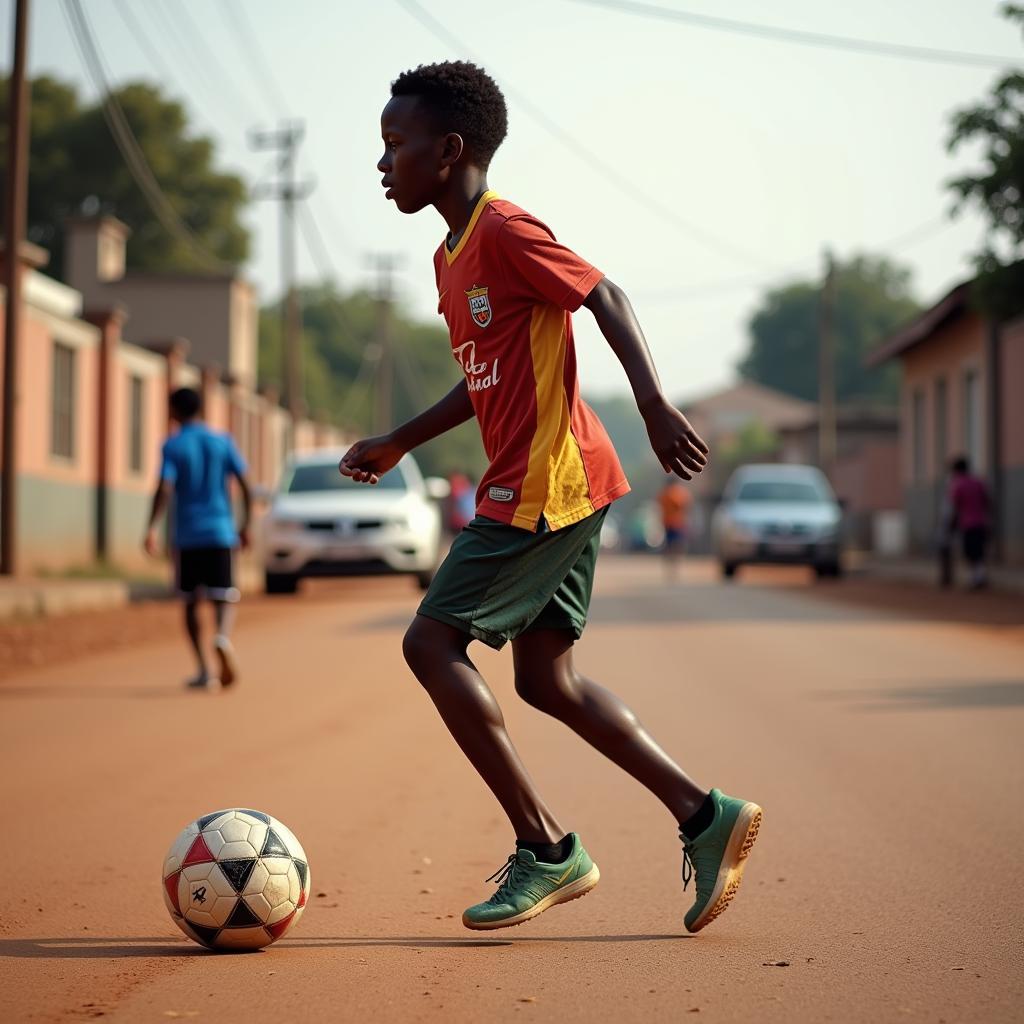 Richard Boateng khởi đầu sự nghiệp bóng đá tại Ghana