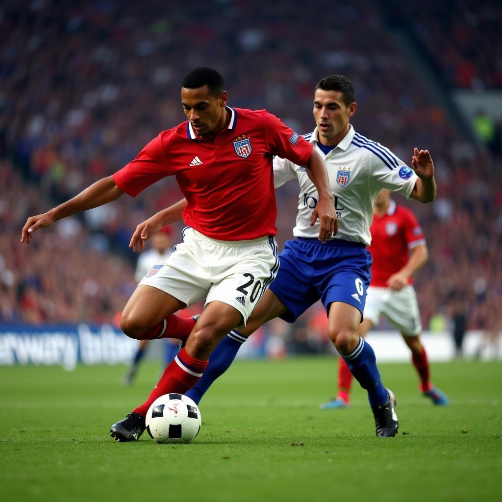 Rivaldo thực hiện kỹ thuật elastico