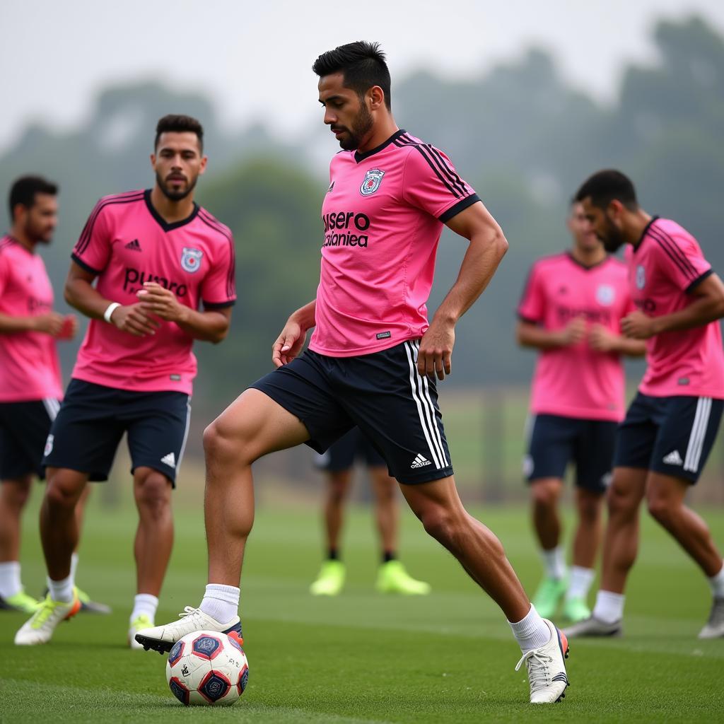 Rogelio Funes Mori tập luyện cùng Pumas