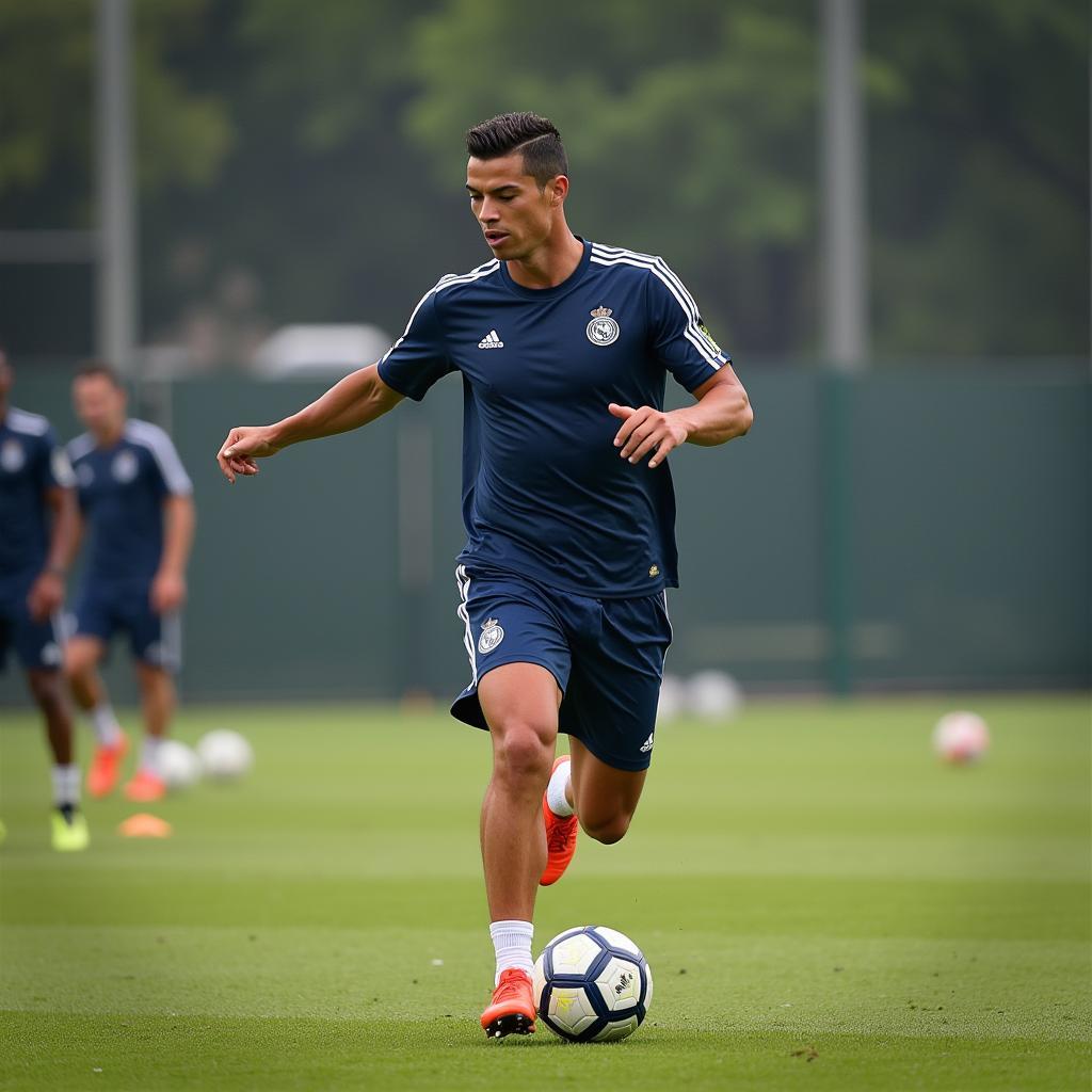 Cristiano Ronaldo Luyện Tập