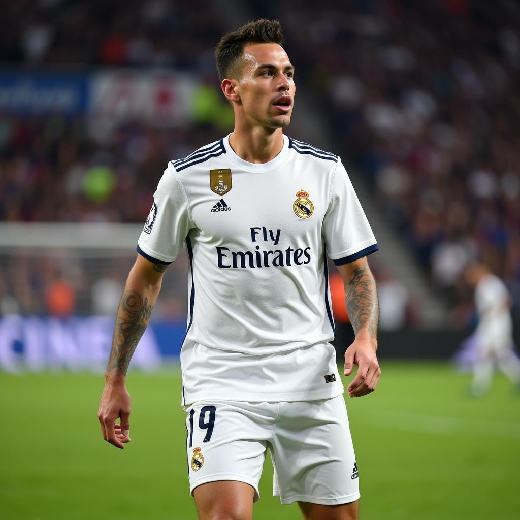 Ruben de la Red trong màu áo Real Madrid
